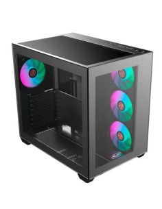 Case Raijintek PAEAN C7 TG4 Mini-Tower Nero