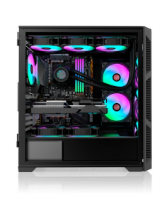 Case Raijintek PONOS ULTRA MS4 ST Midi-Tower Nero