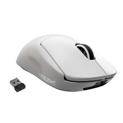 Mouse Gaming Logitech PRO X SUPERLIGHT Bianco