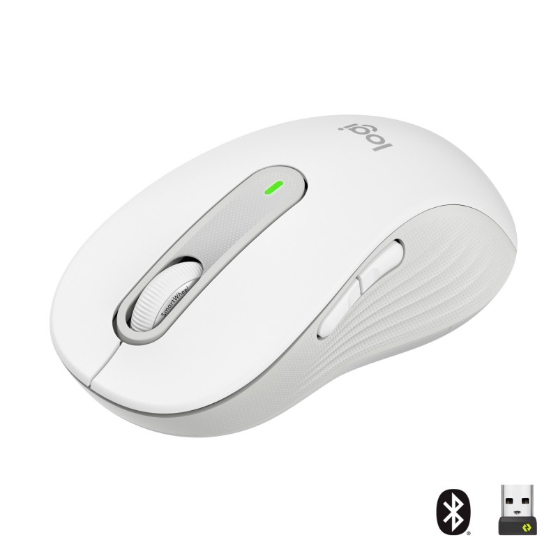 Mouse Logitech Signature M650 L Wireless bianco