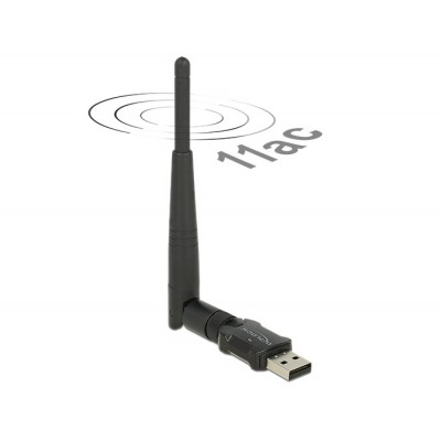 Scheda Wireless USB DeLOCK 12462  WLAN 433 Mbit s