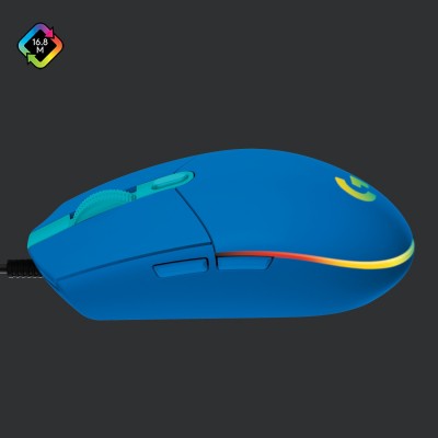 Mouse Gaming Logitech G203 LIGHTSYNC Blu