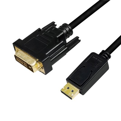 Cavo Adattatore LogiLink da DisplayPort a DVI 2m Nero