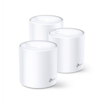 Router TP-Link Deco X20 Dual-band 2.4 GHz 5 GHz Wi-Fi 5 802.11a) Bianco kit 3 Router TP-Link Deco X20 Dual-band 2.4 GHz 5 GHz Wi-Fi 5 802.11a) Bianco kit 3