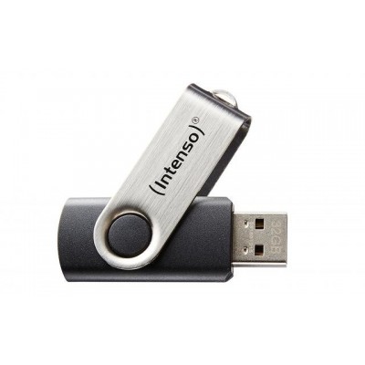 Pendrive Intenso Basic Line 64 GB USB tipo A 2.0 Nero, Argento