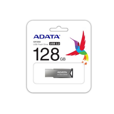 Pendrive ADATA UV350 128 GB USB A 3.2 Gen argento