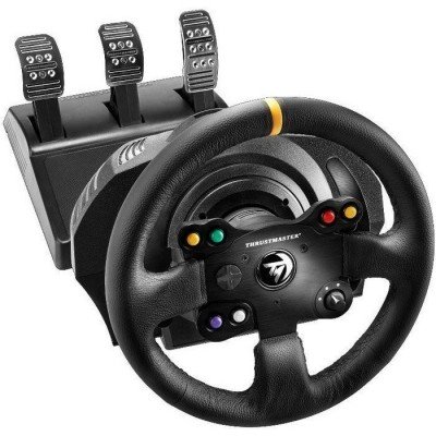 Volante Thrustmaster 4460133 periferica di gioco Nero Sterzo + Pedali PC, Xbox One