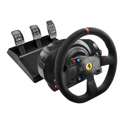 Volante Thrustmaster T300 Ferrari Integral Racing Wheel Alcantara Edition Nero Sterzo + Pedali Playstation 4