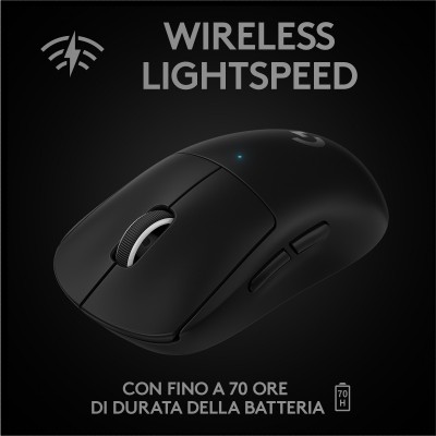 Mouse Logitech G PRO X SUPERLIGHT Wireless Nero