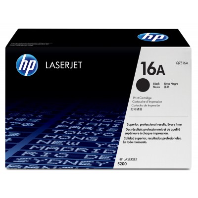 HP toner nero Q7516A 16A 12000 pagine
